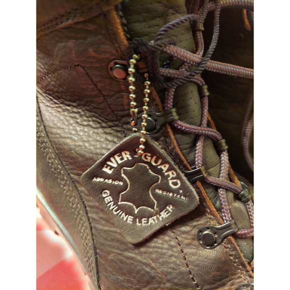 Timberland Pro Men\'s Steel Toe Black And Brown Leather Boots. 14 M. Very Good . main image 5